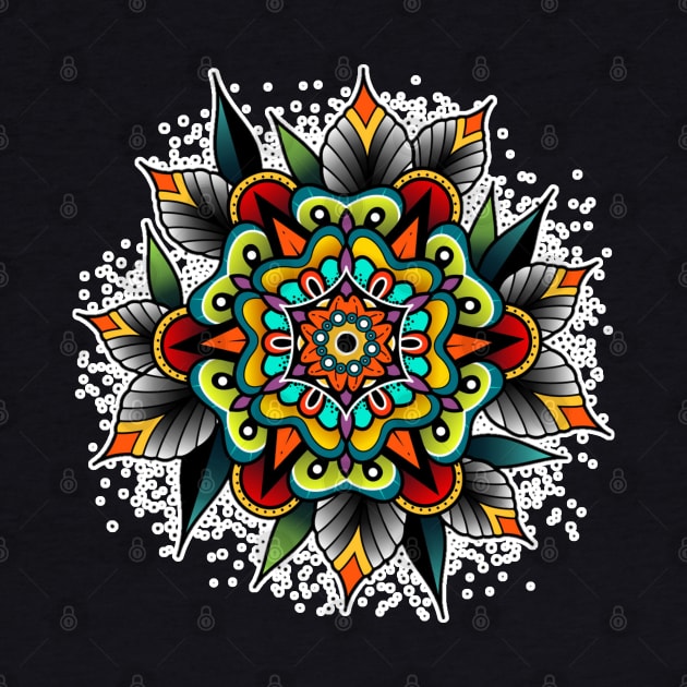 Flower Tattoo design by Jahaziel Sandoval